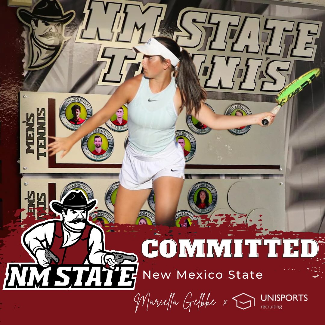 mariella-gelbke-new-mexico-state-tennis-2025 Mariella Gelbke joins New Mexico State University women’s tennis team for 2025
